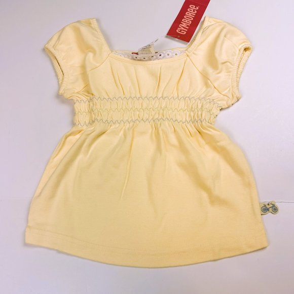 NWT Gymboree Girl Floral Print Capri Pant & Smocked Eyelet Trim Top Size 6 - Picture 5 of 8